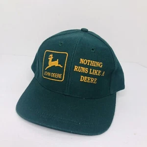 De colección John Deere Nada Funciona Como Un Deere Snapback Sombrero Mezcla de Lana Estampado Abullonado - Imagen 1 de 5