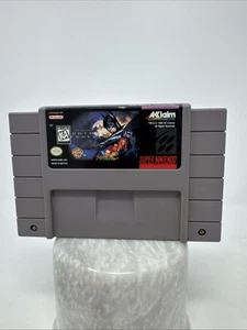 SNES Super Nintendo Batman Forever Authentic Tested & Working DC Acclaim 1995 - Picture 1 of 6