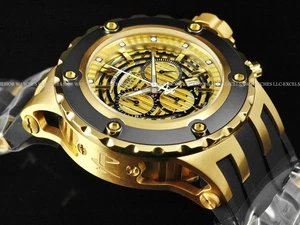 1st Gen. Invicta Reserve 52mm SAS Swiss Made Chrono Gold Tone SS Diver Watch - Picture 1 of 9