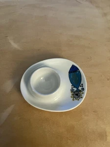 Rare MCM Vintage Figgjo Clupea Turi-Design Fish Egg holders Plate Norway OBO - Bild 1 von 12