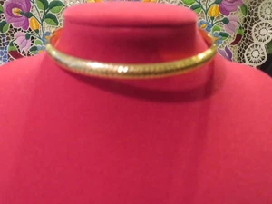 Bracciale in oro giallo 14 kt inciso da 6,5 a 7" 6,6gr - Foto 1 di 5
