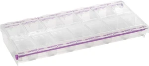 Craft Mates Bead Organizer and Plastic Storage 14 Compartment, Clear Lids - Picture 1 of 6
