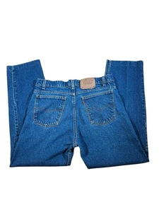 Vintage 90s Levi’s Jeans 505 Orange Tab Dark Wash Blue 33x30 Made In USA - Bild 1 von 7