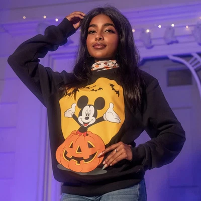 Cakeworthy 2X Disney Mickey Mouse  Halloween Sweatshirt BNWT - Image 1 of 2