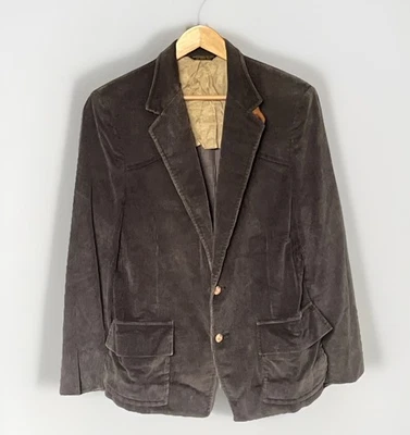 Vintage 60s/70s Palm Springs Sportswear Brown Corduroy Blazer Sport Coat Mens M - Image 1 of 4