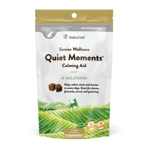 NaturVet Quiet Moments Calming Aid Dog Supplement Helps Promote Relaxation Re... - Picture 1 of 1