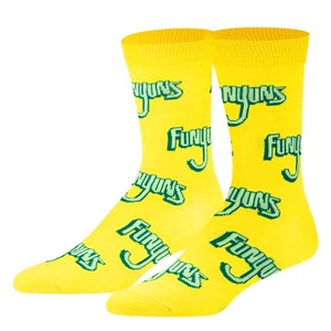 Crazy Socks, Funyuns Onion Rings, Flavorful Snack Food, Funny Novelty Socks - Foto 1 di 5