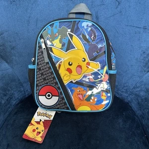 NWT Pokemon Kids 11” Mini Backpack Bioworld 2025 - Picture 1 of 4