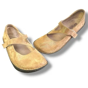 Alegria Schuhe Damen 41 Paloma Freizeit Keilabsatz Mary Jane braun irisierend Leder - Bild 1 von 8