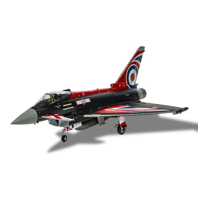 EUROFIGHTER TYPHOON FGR.4 ZJ914 BLACKJACK FIT Lt Adam O'Hare 1:48 Corgi Aerei Mo - Immagine 1 di 2