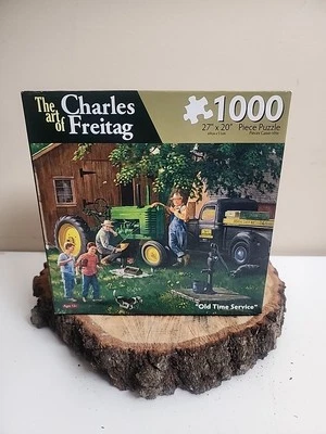 NEW Sealed John Deere Puzzle "Old Time Service" 1000 Piece Jigsaw  - Image 1 of 4