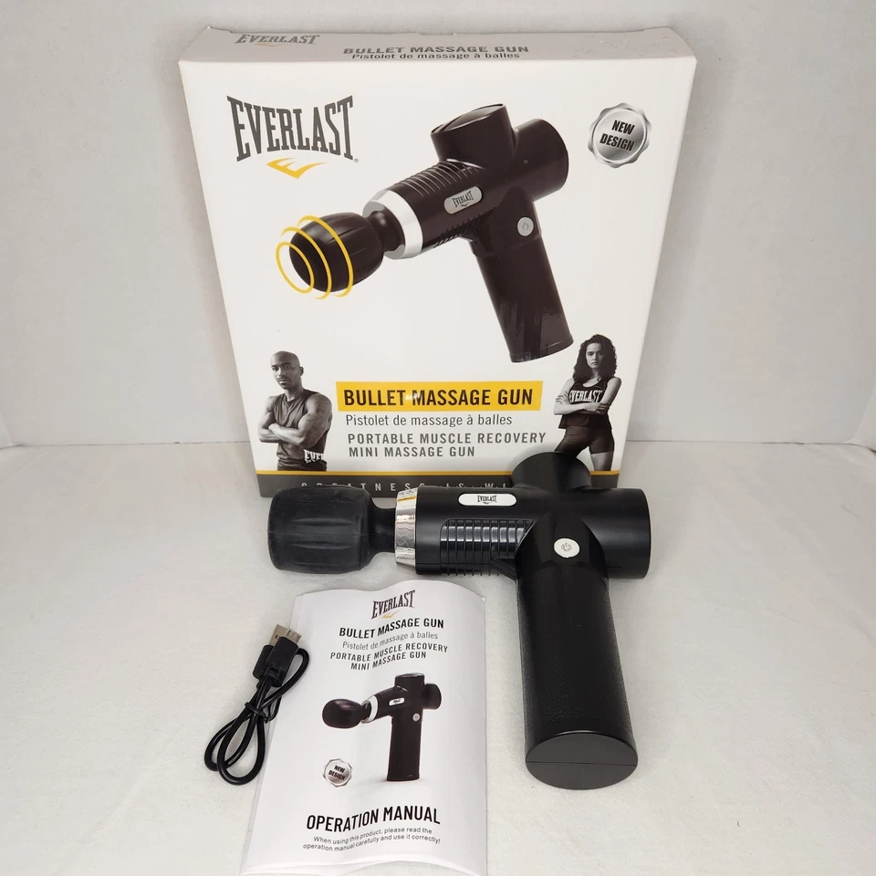 Everlast Bullet Massage Gun Cordless Rechargeable Portable Muscle Recovery - Image 1 of 4
