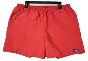 Patagonia Mens XL Baggies Shorts 5" Relaxed Sumac Red NetPlus Unlined Swim READ - Picture 1 of 12