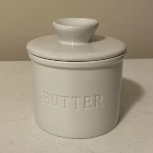 Butter Crock for Countertop, French Butter Dish with Lid, Ceramic - Picture 1 of 3