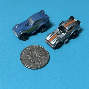 2 VTG Micro Machines Dodge Charger 86 Galoob & Plymouth Arrow Funny Car 1994 LGT - Picture 1 of 3