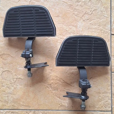 OEM Harley Softail Heritage Evo 86-99 Pillion Running Boards Passenger Floorboards  - Image 1 of 4