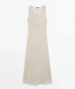 Massimo Dutti Midikleid rustikal - Bild 1 von 6