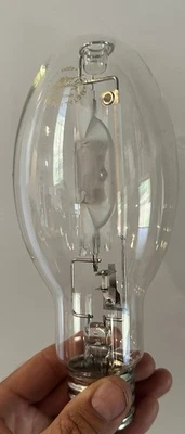 Sylvania ~ Clear, ED28, 400 Watt HID Metal Halide Metal Arc Lamp Light Bulb NOS! - Image 1 of 4