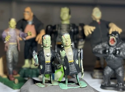 Marx 1963 mecánico Frankenstein Duo paquete! RARO! Leer descripción Foto 1 de 4