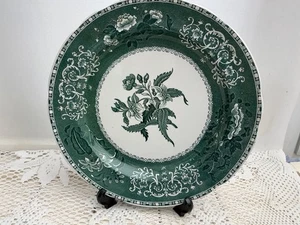 Vintage Spode “Camilla Green ” Dinner Plate 26 cm Dia Green & Cream Floral - Picture 1 of 9