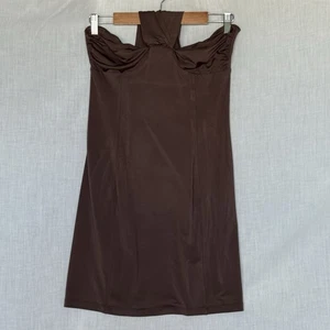 Brown Halterneck  Dress  – Made in Australia Size 10 - Picture 1 of 8