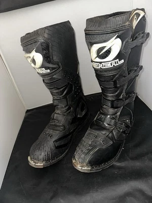 Botas de motocross O’Neal ONEALMX para hombre talla 13 negras EE. UU. Foto 1 de 4