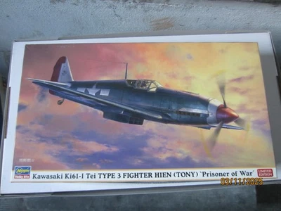 1/48 Hasegawa Kawasaki KI 61-I Type 3 Fighter Hien (Tony) "prisoner of war"  - Immagine 1 di 2
