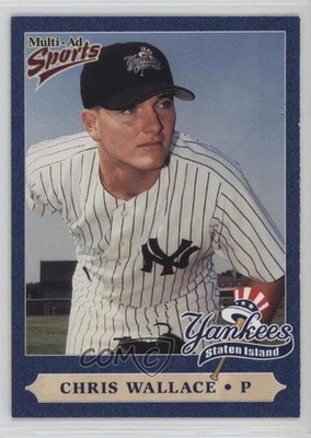 1999 Multi-Ad Sports Staten Island Yankees Christopher Wallace Chris Wallace #28 - Image 1 of 2