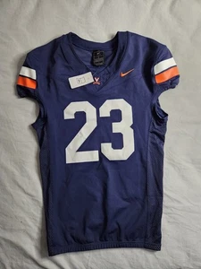 Vintage Virginia Cavaliers Nike Team Football Jersey Mens Size Large Blue NEW - Picture 1 of 9