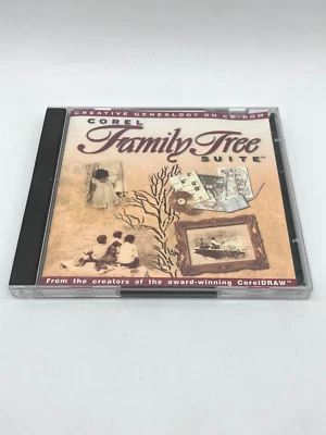 Corel Family Tree Suite; 2 CD Set; 1996 - Image 1 of 3