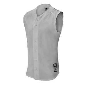 Mizuno Youth Comp Game Sleeveless Baseball Jersey (350549), Gray, Sz. L (YL) - Picture 1 of 10