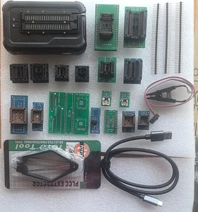 T76 Programmer 17 Adapters Support Eprom ISP IC Chip PIC NAND EMMC GALCPLD VGA - Picture 1 of 5