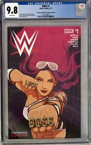 WWE #1 CGC 9.8  Friendly Neighborhood Comics Sasha Banks Variant A Cover! - Picture 1 of 3