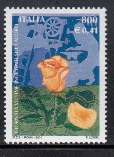 ITALY Workplace Injury Memorial Day MNH stamp - Image 1 of 1
