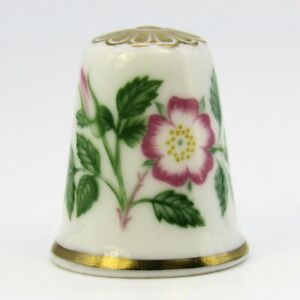 THIMBLE COLLECTORS CLUB, WILD ROSE BY SPODE, ENGLAND