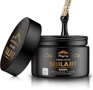 naypiny Shilajit Pure Himalayan Organic Resin - 800mg Gold Grade Shilajit Resin - Picture 1 of 1