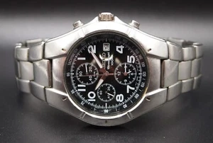 Seiko SNA383P1 Chronograph 7T62-0DY0 Tachymeter Herren Quarzuhr - Bild 1 von 12