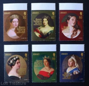 Jersey Stamps "Queen Victoria - 200th Birth Anniversary" MNH Selv T1 6v Set 2019 - Picture 1 of 1
