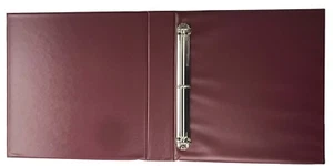 3 Rings Supersafe Red Binder For Graded Certified Banknotes Currency XL Capacity - Picture 1 of 2