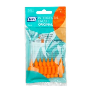 VENTI SPAZZOLINO INTERDENTALE TEPE 0,45mm, confezione da 8 SPAZZOLE ARANCIONE - Foto 1 di 1