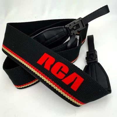 Correa ajustable para el cuello de hombro para cámara RCA negra roja tostada Foto 1 de 4