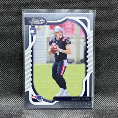 Bailey Zappe #129 Rookie Card 2022 Panini Absolute Football NE Patriots RC - Image 1 of 2