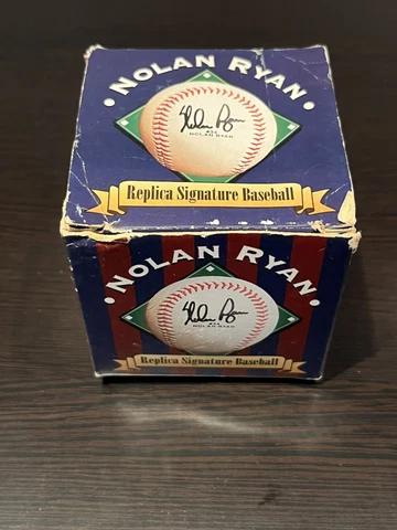 Nolan Ryan Replica Signature Baseball with COA Cover