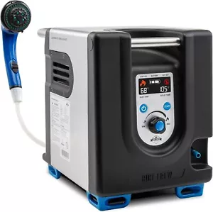 Pompa doccia scaldabagno propano portatile con batteria integrata campeggio pulizia US - Foto 1 di 8