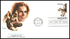 USA FDC - 1979 - National Guide Dog Program, Fleetwood Scott # 1787 - Picture 1 of 2