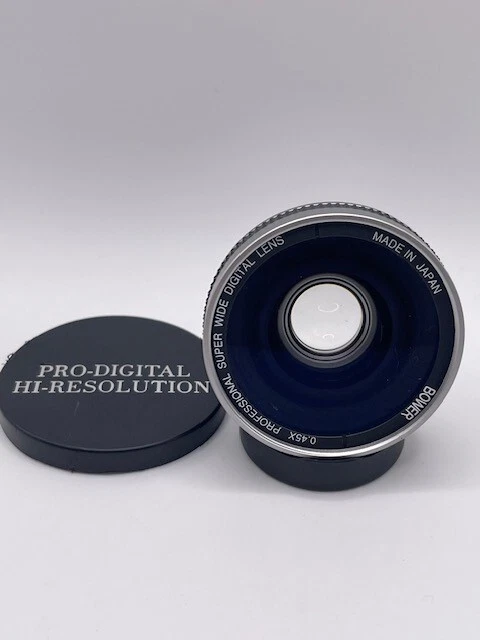 BOWER TITANIUM 0.45X DIGITAL MACRO FOCUS SUPER WIDE LENS INC Caps - Image 1 of 4
