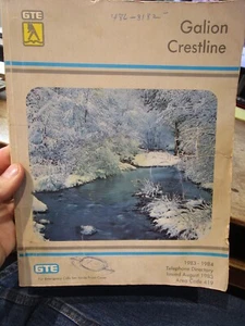 1983 Galion Crestline Ohio Telephone Phone Book Directory Business Yellow Pages - Imagen 1 de 13