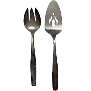 Rogers Besteck Amerikanisch Edelstahl MODERN LIVING Serviergabel & Tortenheber USA - Bild 1 von 8