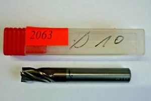 1 Stck. Wodex VHM-Fräser Z4 Ø10 EE 34110000 gebr. - Foto 1 di 1