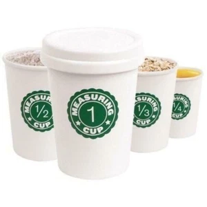Nesting Measuring Coffee Cups Kikkerland 5 piece - Picture 1 of 4